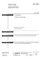 Die Norm UNE 58912:2004 20.2.2004 Ansicht