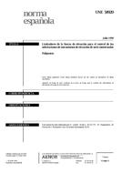 Die Norm UNE 58920:1999 28.7.1999 Ansicht