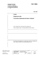 Die Norm UNE 59850:1998 28.4.1998 Ansicht