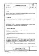 Die Norm UNE 67027:1984 15.6.1984 Ansicht