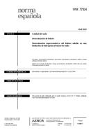 Die Norm UNE 77324:2003 25.4.2003 Ansicht