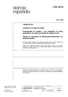 Die Norm UNE 81575:1998 26.3.1998 Ansicht