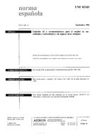 Die Norm UNE 82103:1996 23.9.1996 Ansicht