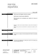 Die Norm UNE 83258:2005 9.2.2005 Ansicht