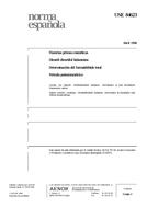 Die Norm UNE 84623:1998 17.4.1998 Ansicht