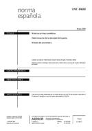 Die Norm UNE 84680:2004 28.5.2004 Ansicht