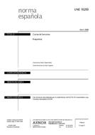 Die Norm UNE 93200:2008 16.4.2008 Ansicht