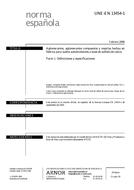 Die Norm UNE-EN 13454-1:2006 22.2.2006 Ansicht