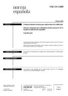 Ansicht UNE-EN 13499:2004 20.2.2004