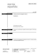 Die Norm UNE-EN 13551:2004 9.7.2004 Ansicht