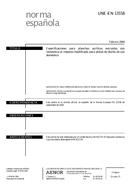 Die Norm UNE-EN 13558:2004 20.2.2004 Ansicht