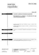 Die Norm UNE-EN 13562:2001 13.2.2001 Ansicht
