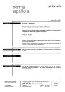 Die Norm UNE-EN 14479:2004 24.9.2004 Ansicht