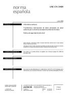Die Norm UNE-EN 14484:2004 16.7.2004 Ansicht