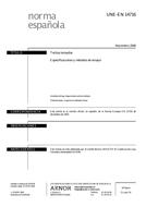 Die Norm UNE-EN 14716:2006 8.11.2006 Ansicht