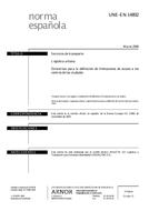 Die Norm UNE-EN 14892:2006 22.3.2006 Ansicht