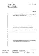 Die Norm UNE-EN 1521:1997 24.5.1997 Ansicht