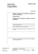 Die Norm UNE-EN 1543:1999 23.2.1999 Ansicht