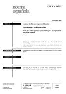 Die Norm UNE-EN 1850-2:2001 30.11.2001 Ansicht