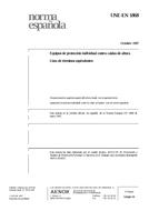 Die Norm UNE-EN 1868:1997 8.10.1997 Ansicht