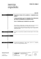 Die Norm UNE-EN 1946-4:2001 30.4.2001 Ansicht