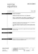 Die Norm UNE-EN 2004-5:1996 6.2.1996 Ansicht