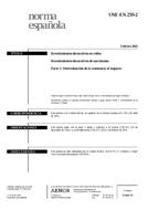 Die Norm UNE-EN 259-2:2002 22.2.2002 Ansicht