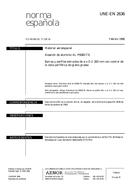 Die Norm UNE-EN 2636:1996 12.2.1996 Ansicht