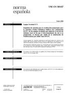Die Norm UNE-EN 301437:2000 21.1.2000 Ansicht