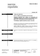 Die Norm UNE-EN 303-4:1999 27.9.1999 Ansicht