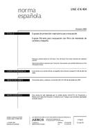 Die Norm UNE-EN 404:2005 5.10.2005 Ansicht