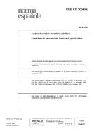 Die Norm UNE-EN 50049-1:1999 19.4.1999 Ansicht