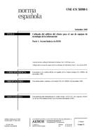 Die Norm UNE-EN 50098-1:1999 21.9.1999 Ansicht