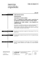 Die Norm UNE-EN 50123-7-3:2004 23.7.2004 Ansicht