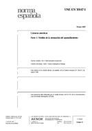 Die Norm UNE-EN 50147-1:1997 24.5.1997 Ansicht