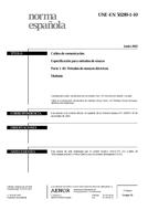 Die Norm UNE-EN 50289-1-10:2002 28.6.2002 Ansicht
