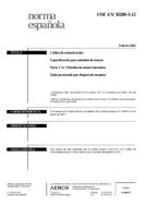 Die Norm UNE-EN 50289-3-12:2002 22.2.2002 Ansicht