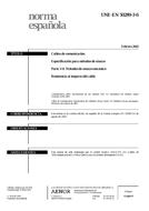 Die Norm UNE-EN 50289-3-6:2002 28.2.2002 Ansicht