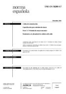 Die Norm UNE-EN 50289-3-7:2001 31.12.2001 Ansicht
