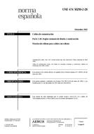 Die Norm UNE-EN 50290-2-28:2002 20.12.2002 Ansicht