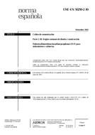 Die Norm UNE-EN 50290-2-30:2002 20.12.2002 Ansicht