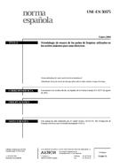 Die Norm UNE-EN 50375:2004 30.1.2004 Ansicht