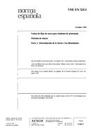 Die Norm UNE-EN 524-1:1997 30.10.1997 Ansicht