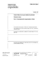 Die Norm UNE-EN 524-2:1997 30.10.1997 Ansicht