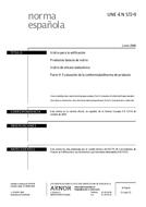 Die Norm UNE-EN 572-9:2006 14.6.2006 Ansicht
