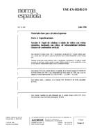 Die Norm UNE-EN 60249-2-9:1996 24.7.1996 Ansicht