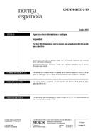 Die Norm UNE-EN 60335-2-39:2003 27.6.2003 Ansicht