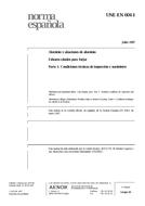 Die Norm UNE-EN 604-1:1997 24.7.1997 Ansicht