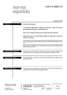 Die Norm UNE-EN 60893-3-6:2004 17.12.2004 Ansicht