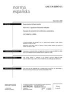 Die Norm UNE-EN 60947-6-1:2006 29.11.2006 Ansicht